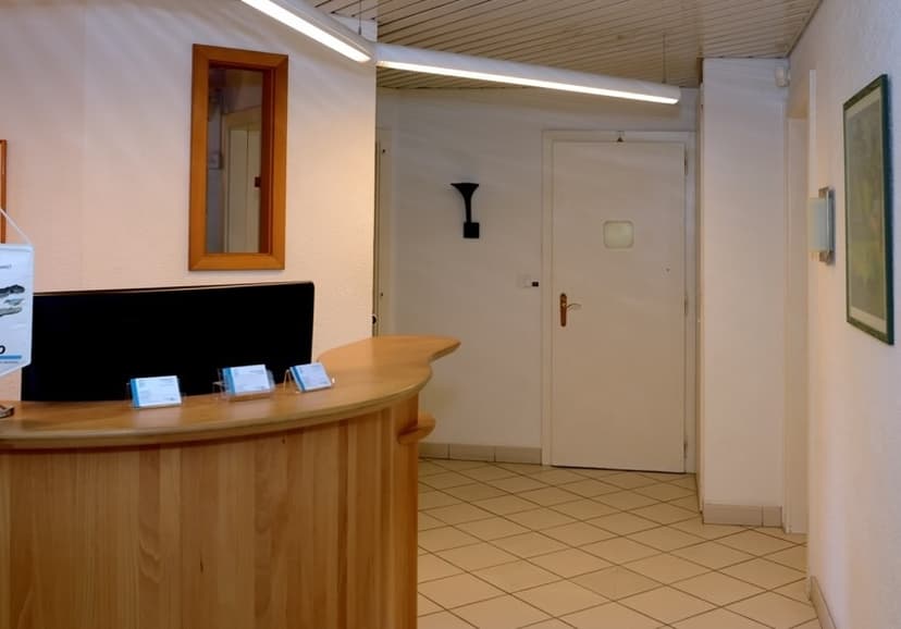 Réception du cabinet dentaire de Bussigny