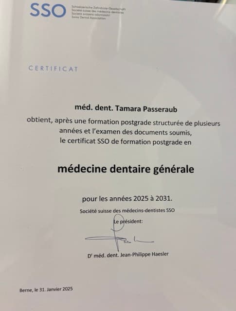 Soins conservateurs à Bussigny